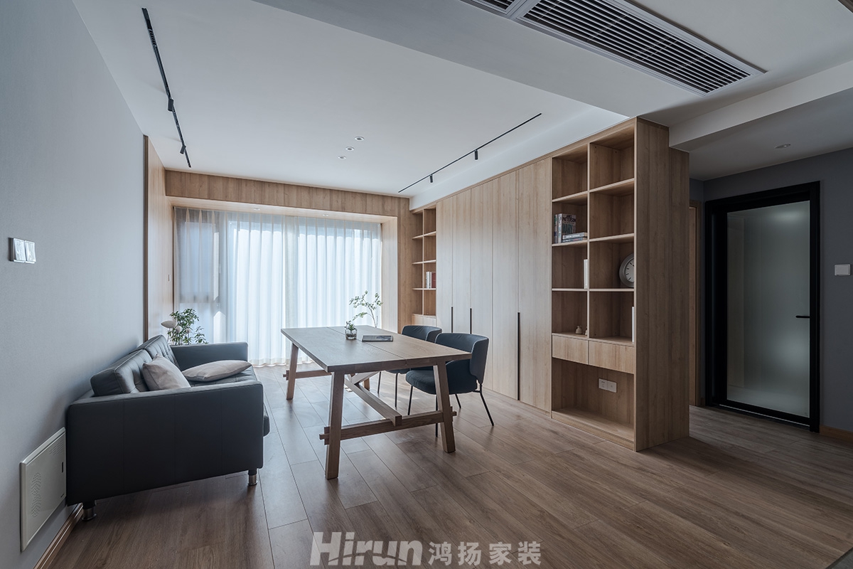 八方小區120㎡北歐之光四居室 裝修案例實景圖-18