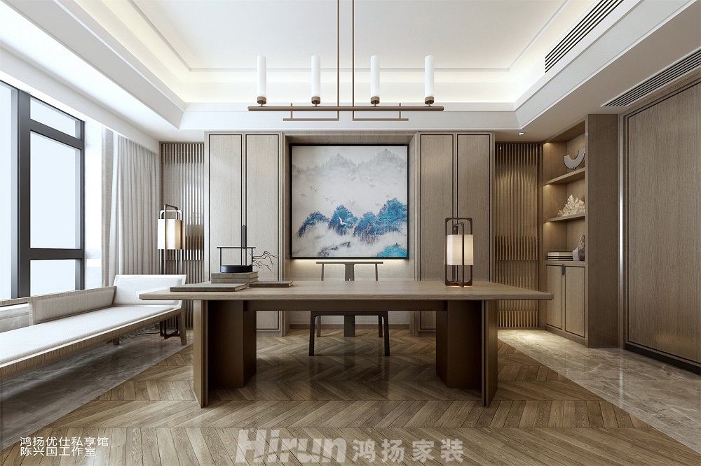 楚天逸品220㎡輕歐簡(jiǎn)美大平層 裝修案例效果圖-5132395263829530