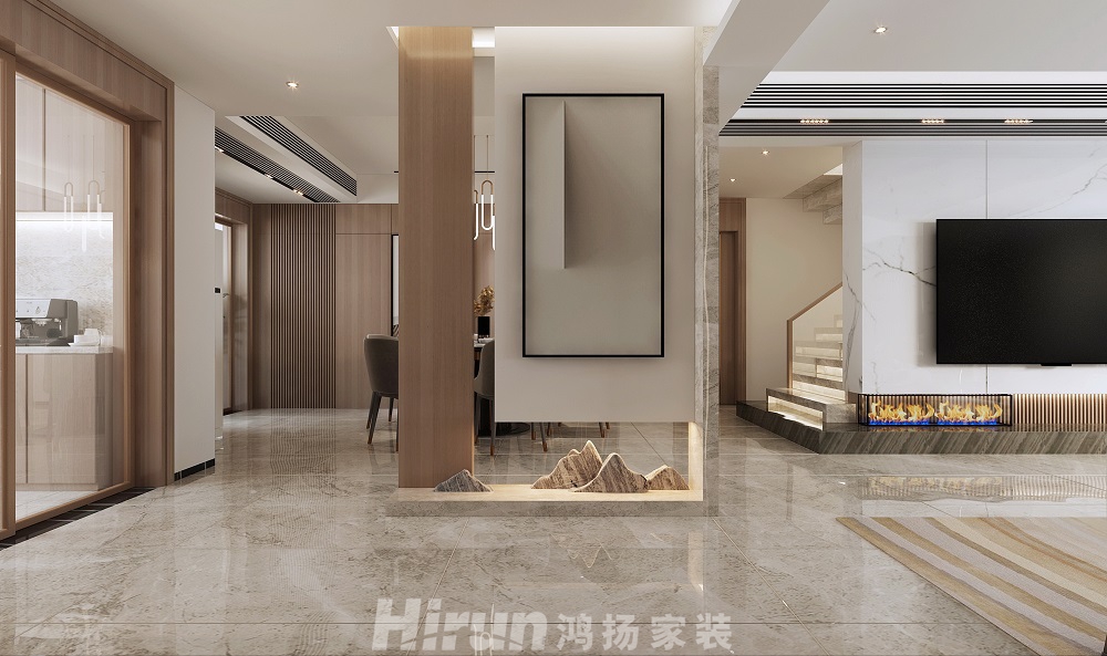 八方小區290㎡北歐之光復式 裝修案例效果圖-1 (1)