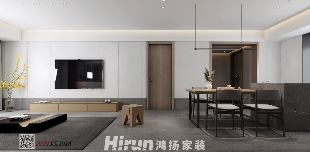 大漢漢園150㎡雅致現代四居室 裝修案例效果圖-(1)ma
