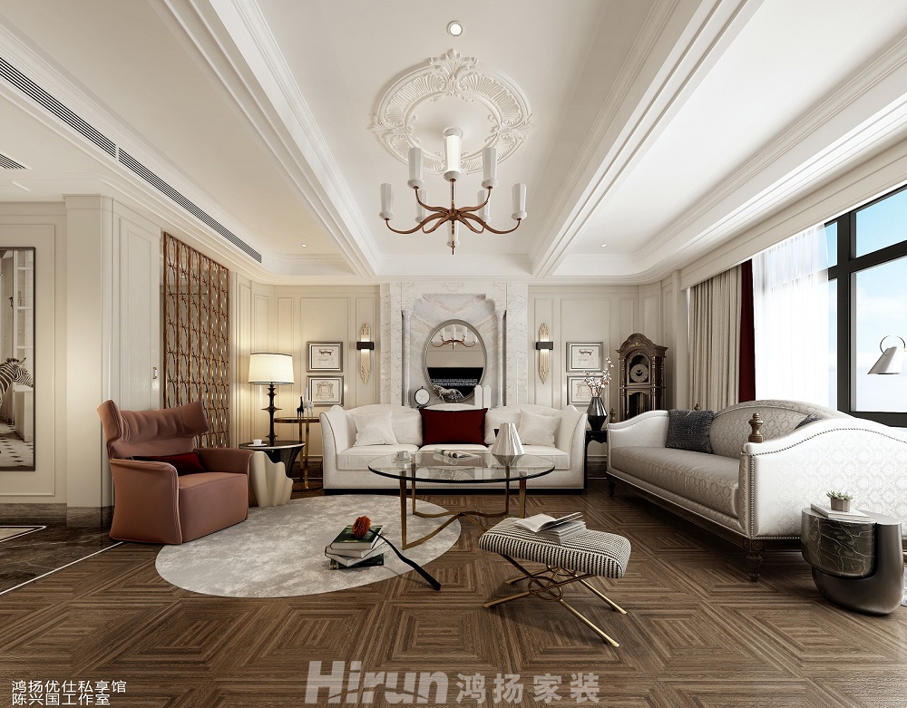 達(dá)美溪湖灣200㎡輕歐簡(jiǎn)美大平層 裝修案例效果圖-0132395268330380