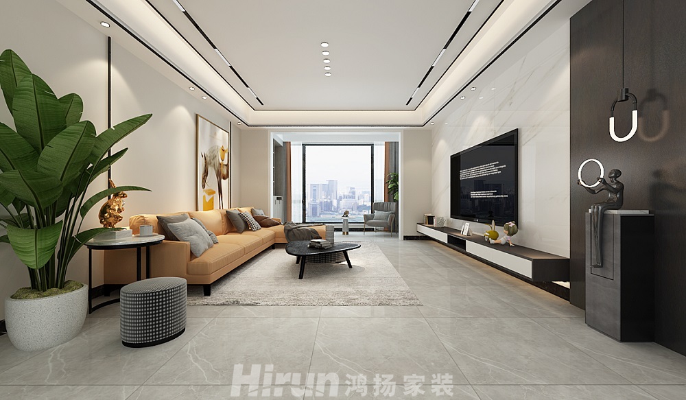 云升東方大院145㎡雅致現(xiàn)代四居室 裝修案例效果圖-8b2b984ed1d68ea78d7a3521885c856