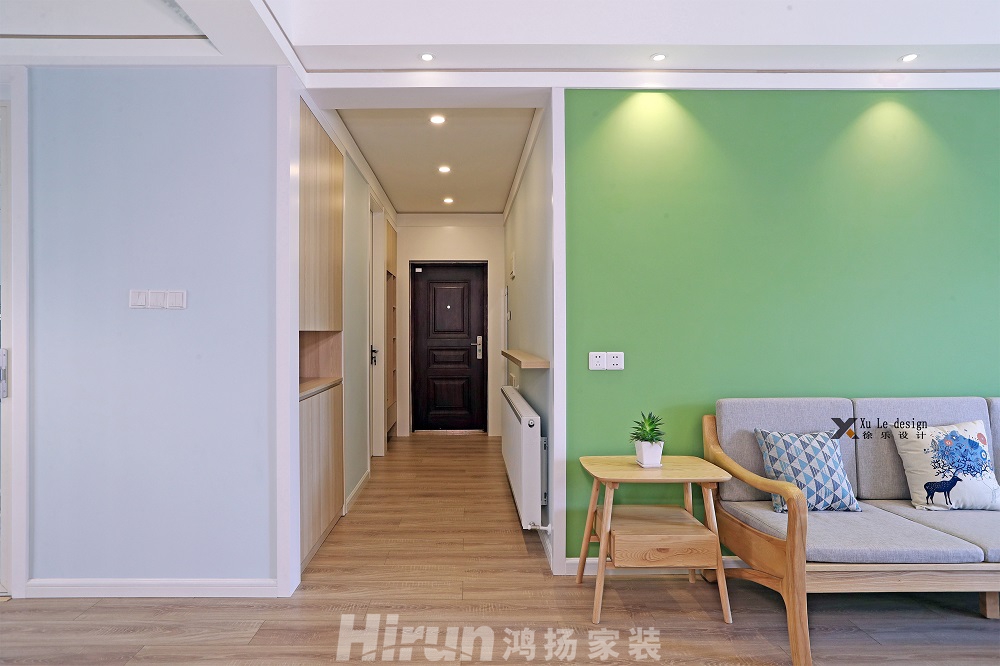 漢口城市廣場115㎡北歐之光三居室 裝修案例效果圖-LJX_2869