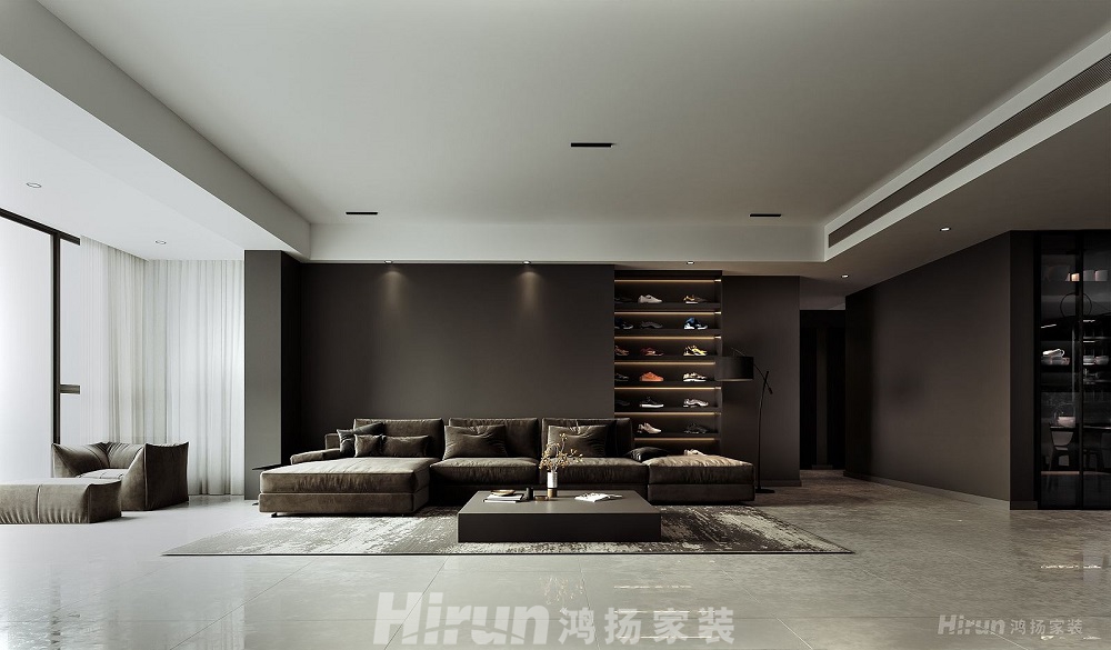 湘江壹號240㎡雅致現代大平層 裝修案例效果圖-2132393396512146