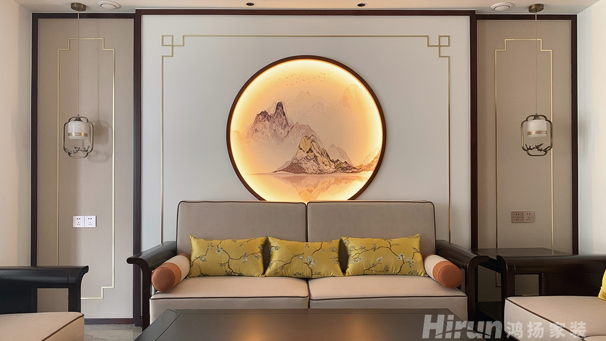美的國(guó)賓府150㎡復(fù)合寫意四居室 裝修案例實(shí)景圖-2