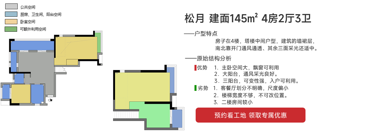 中交建發(fā)?松雅院松月 建面145㎡ 