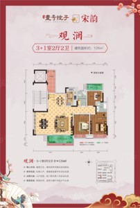 中領壹號院子 觀瀾 126㎡