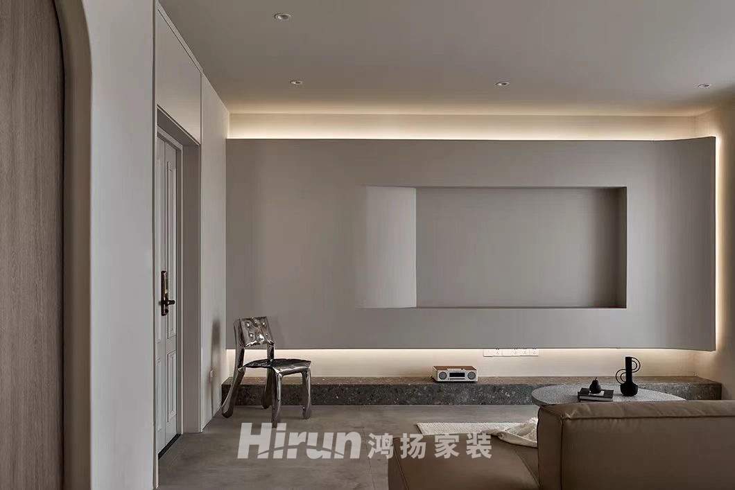 梅溪清秀160㎡北歐之光四居室 裝修案例實(shí)景圖-1