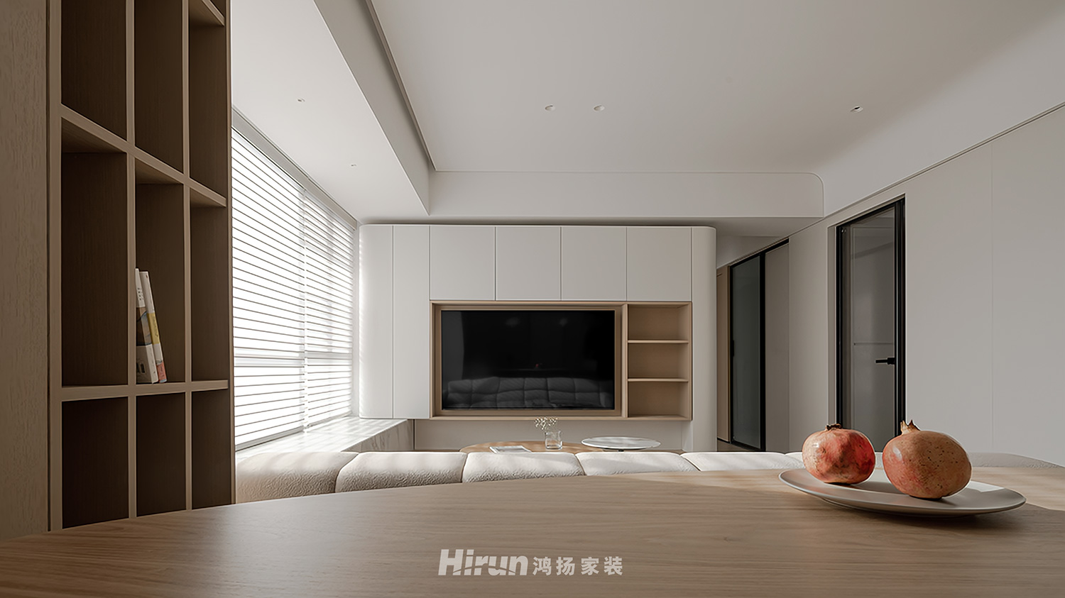 湘府十城110㎡北歐之光大平層 裝修案例效果圖-1