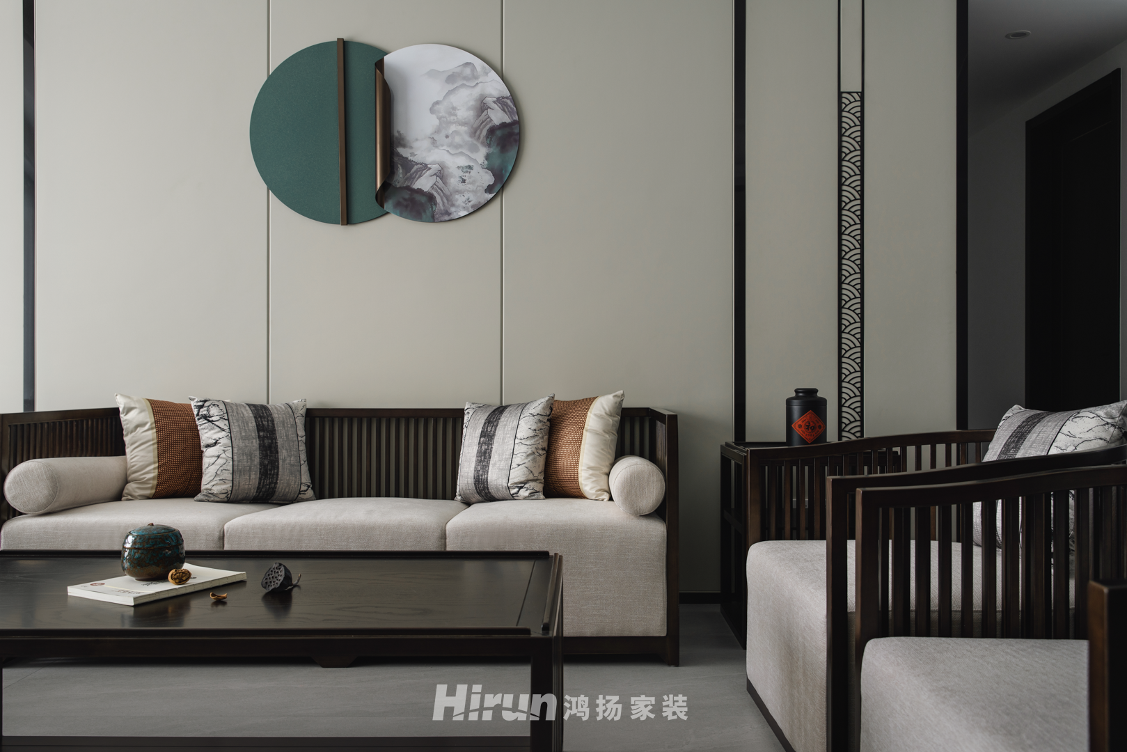 天城國際廣場170㎡復合寫意大平層 裝修案例實景圖-1
