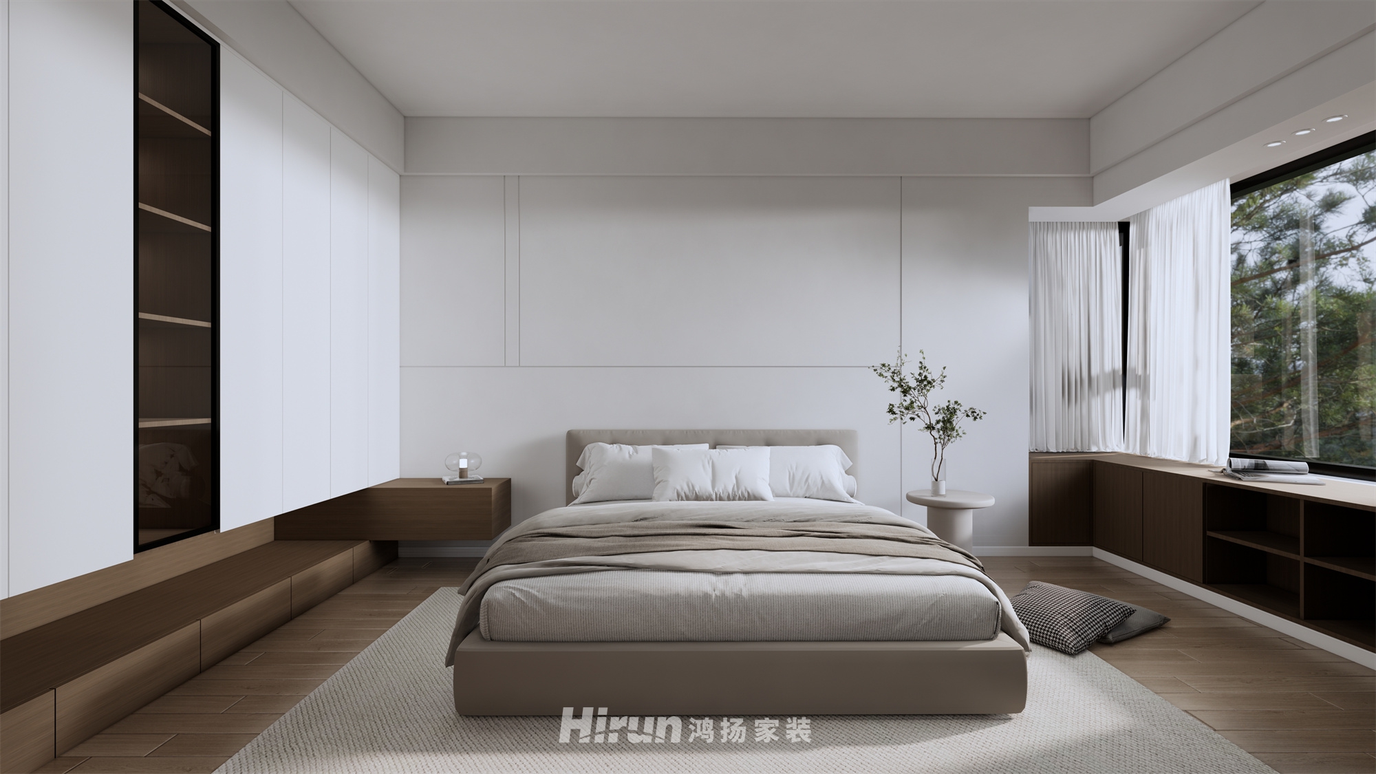松雅院178㎡雅致現(xiàn)代復(fù)式 裝修案例效果圖-2