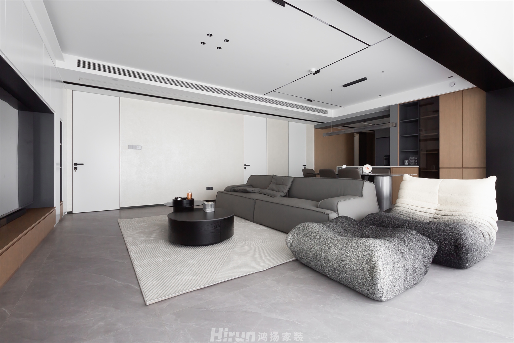 凌云府190㎡雅致現代大平層 裝修案例實景圖-11