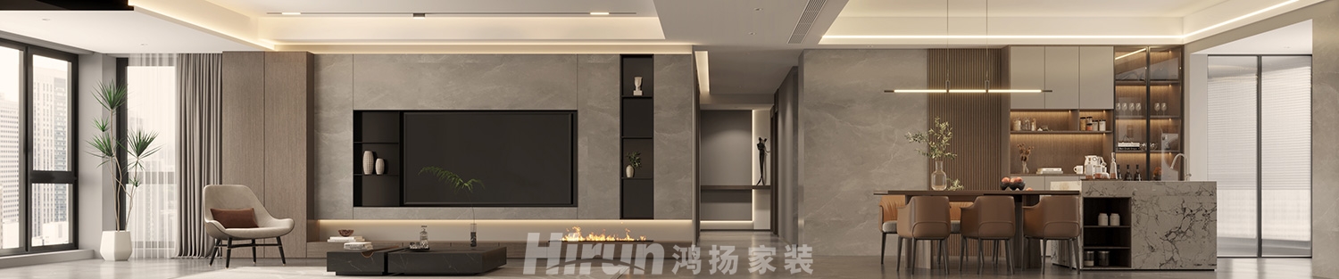 博林云棲210㎡雅致現代大平層 裝修案例效果圖-3