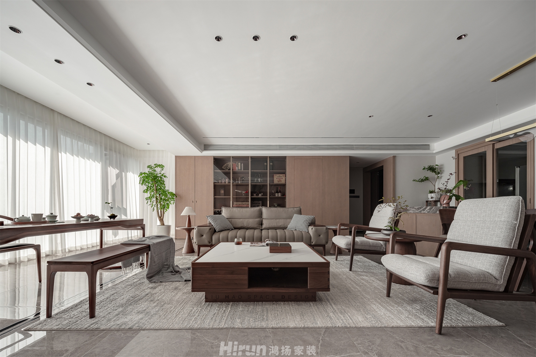 時代·建發和著210㎡復合寫意大平層 裝修案例實景圖-7