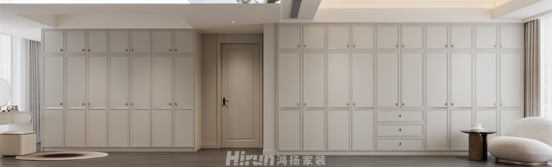 奧園譽景灣370㎡新裝飾主義疊墅 裝修案例效果圖-1