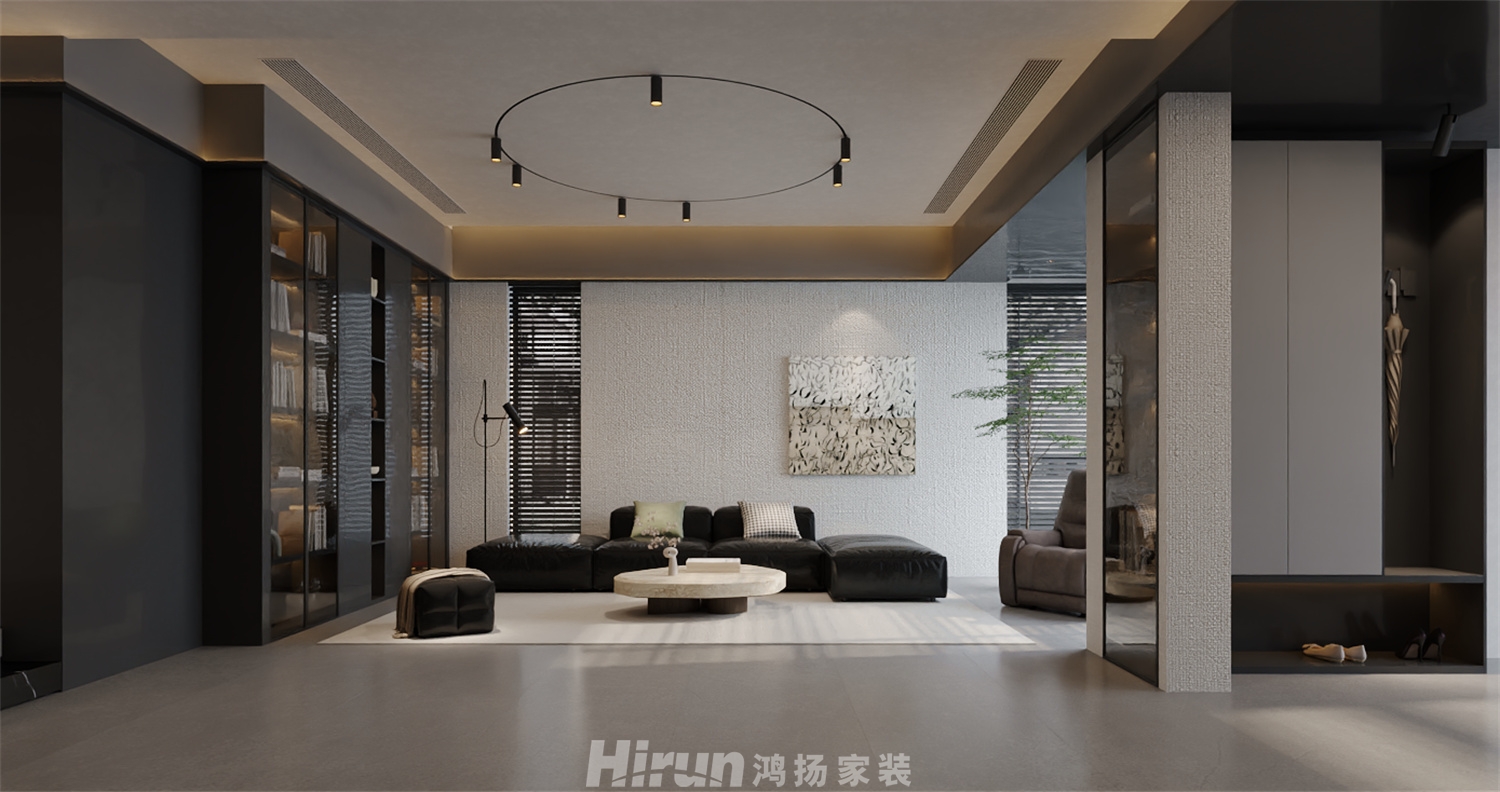 湘龍家園530㎡雅致現代別墅 裝修案例效果圖-2